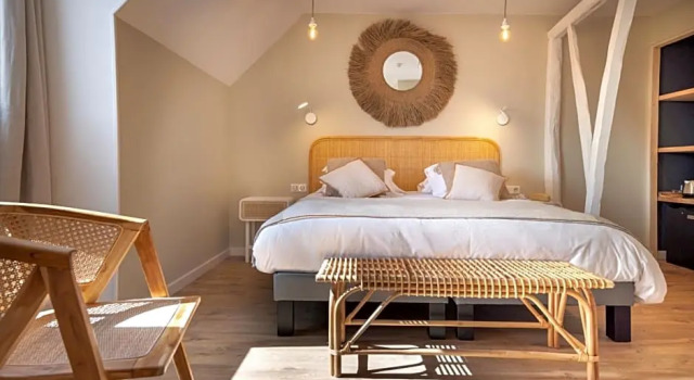 Двухместный номер Standard с видом на сад Hôtel Restaurant Le Fiacre à Quend plage