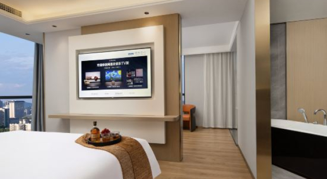 Люкс с красивым видом из окна Hotel (Bozhou Gaotie South Station Baicheng University Town)