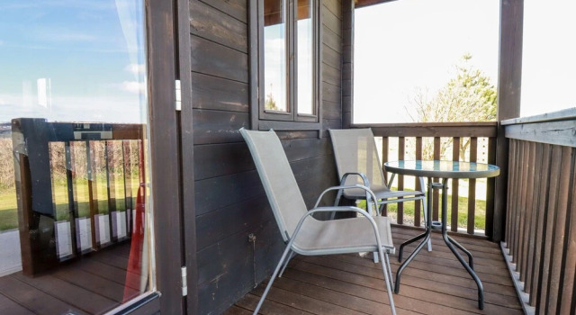 Hytte med altan Willow Lodge