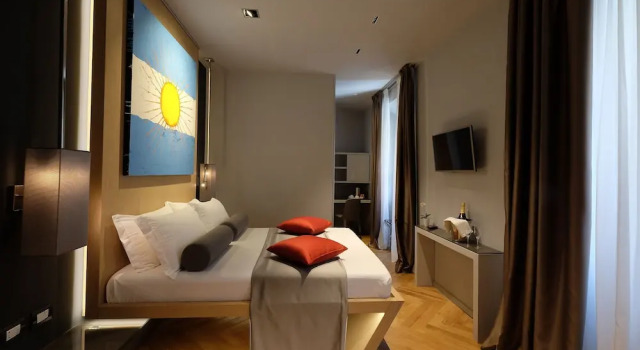 Трёхместный номер Standard c 1 комнатой с видом на город Daplace - White Rooms in Navona