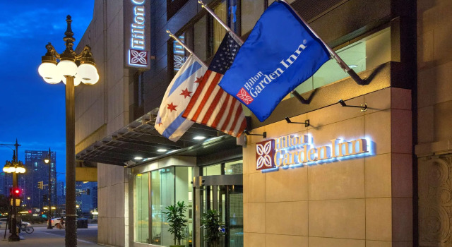 Hilton Garden Inn Chicago Downtown Riverwalk, Забронировать Отель Отели Иллинойс 3 звезды, 3*