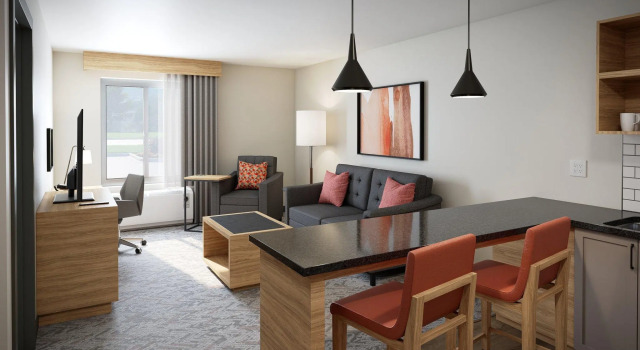 Двухместный люкс c 1 комнатой Candlewood Suites Merrillville by IHG