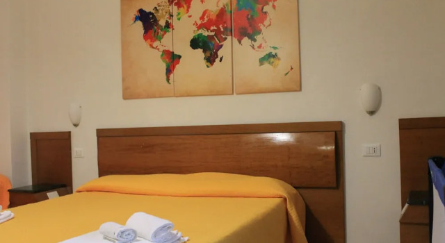 Трёхместный номер Deluxe с видом на море B&B Palazzo Manfredi Vieste, Fronte mare con Parcheggio