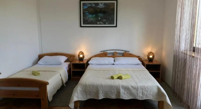 Студия с балконом и с красивым видом из окна Guest House Aurora