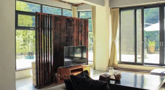 Люкс с 2 комнатами с красивым видом из окна Yunfuli Manor·Qingcheng Private Villa