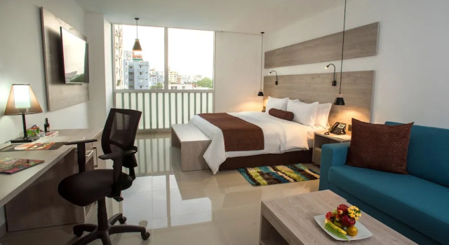 Двухместный номер Deluxe Hotel Barranquilla Plaza