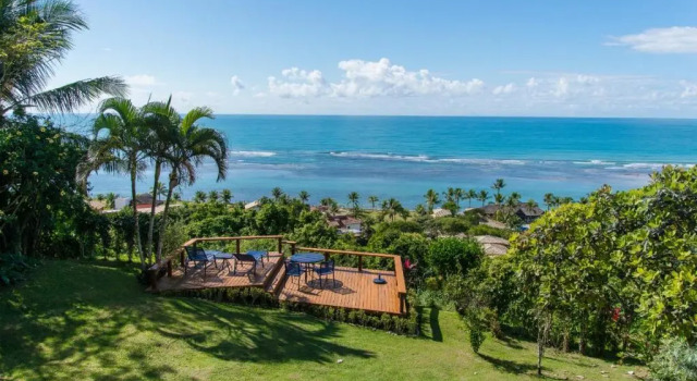 Номер Deluxe с балконом и с видом на море Hotel Paraiso do Morro