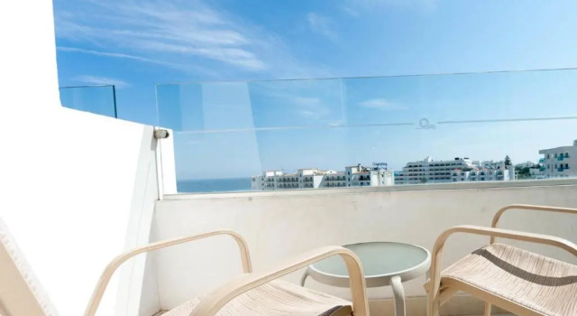Standard Casal quarto com vista parcial de mar Odessa Beach Hotel