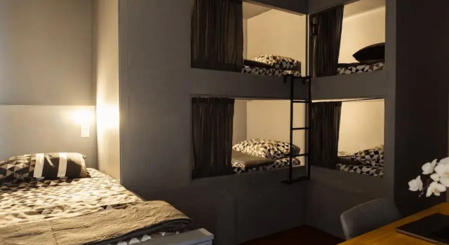 Bett im Wohnheim (Frauenwohnheim) Hostel La Moneda