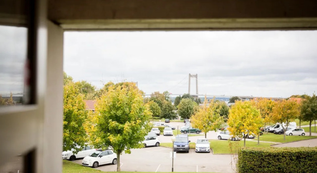 Camera Superior con balcone e con vista sul cortile Comwell Middelfart