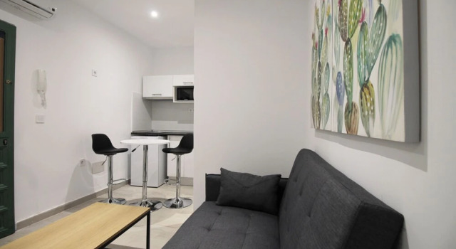 Apartamento con Puerta a la Calle en Bajos con A/C SANBEX, Забронировать Апартаменты/квартира Мадрид Провинция Мадрид, рядом с Урхель