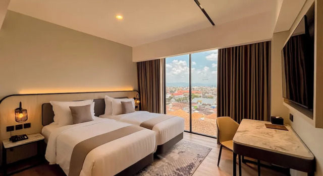 Двухместный номер Deluxe с видом на город FortunaSuites Malioboro Yogyakarta