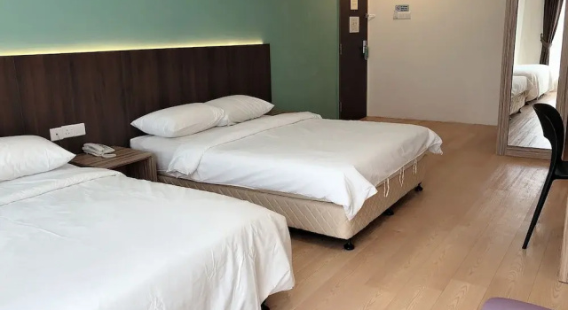 Четырёхместный семейный номер Standard Tumike Hotel Bentong