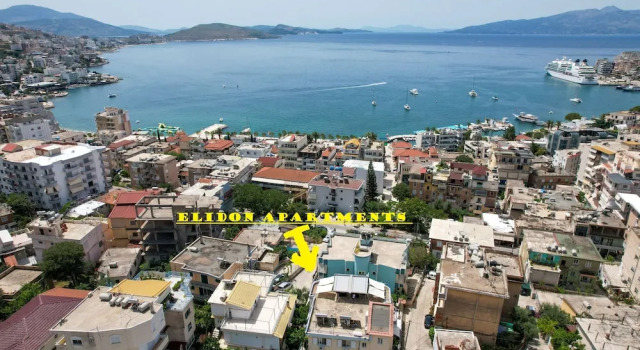 Студия с балконом и с видом на море Elidon Apartments