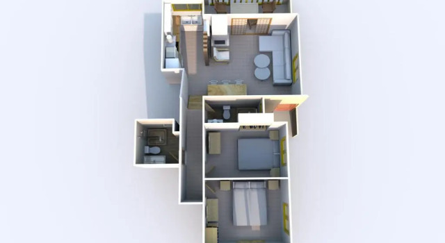 Апартаменты с 2 комнатами Avra Apartments
