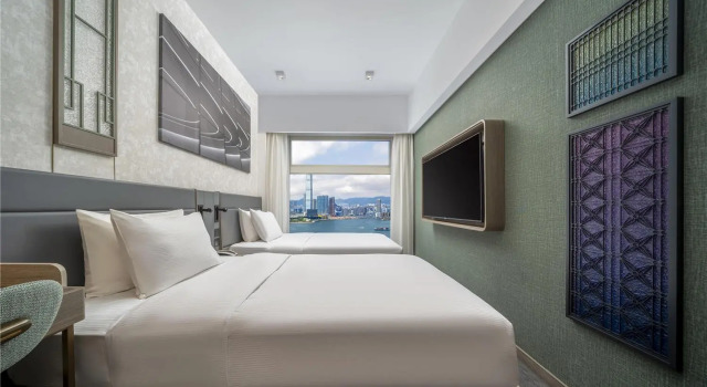 Двухместный номер Standard с видом на море Motto by Hilton Hong Kong Soho
