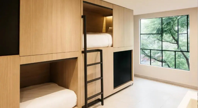 Postel ve společném pokoji Casa Pancha - Hostel