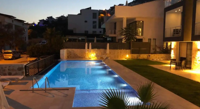 Stone House Aparts 1 plus 1 mit Poolterrasse No 3 in Kalkan, Забронировать Апартаменты/квартира Апартаменты провинции Антальи, Апартаменты/квартира