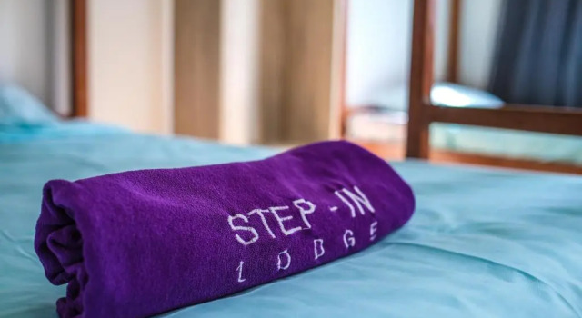Кровать в общем номере Step-In Lodge
