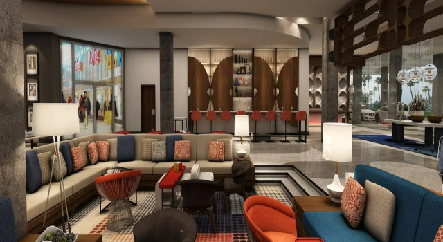 Hilton Buena Park Anaheim, Забронировать Отель Буэна-Парк Disneyland California, рядом с Парк развлечений Knott's Berry Farm
