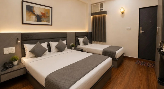 Номер Deluxe Hotel Hari Kripa Dham Near Prem Mandir Vrindavan