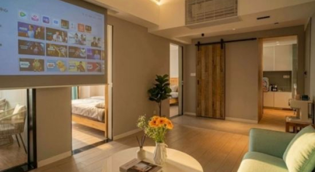 Люкс с 2 комнатами с видом на море Full sea view net red ins wind homestay (Nan'ao Branch)