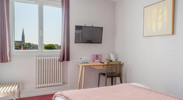 Двухместный номер Standard с видом на окрестности Saint Aubin Logis Hôtel & Restaurant