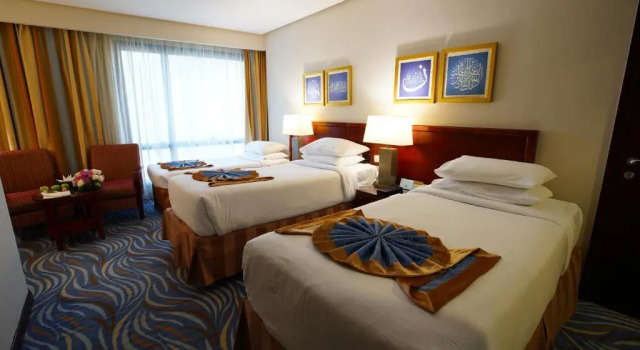 Трёхместный номер с видом на город Dar Al Eiman Royal Hotel