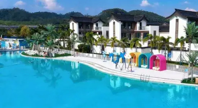 qingyuan jihuayuan aishang dujia bieshu, Book Hotel Hoteller i Qingyuan med pool, Swimmingpool