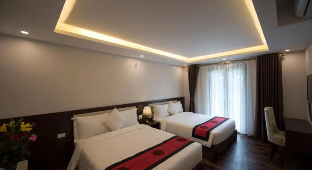 Четырёхместный номер Deluxe Sapa Wings Hotel