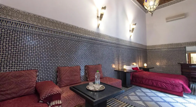 Standart üç kişilik oda Riad Fez Yamanda