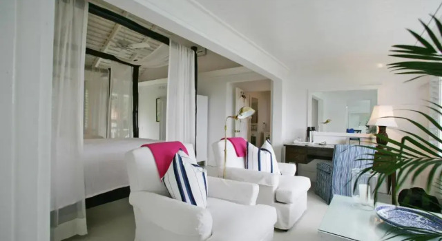Двухместный номер с видом на океан Round Hill Hotel And Villas