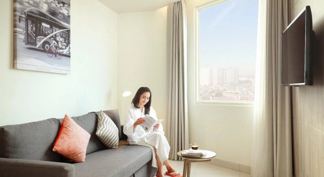 Suite med byudsigt HARRIS Hotel & Conventions Bundaran Satelit Surabaya