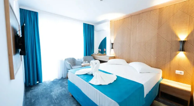 Camera doppia Standard con balcone e con parziale vista mare Hotel Parc