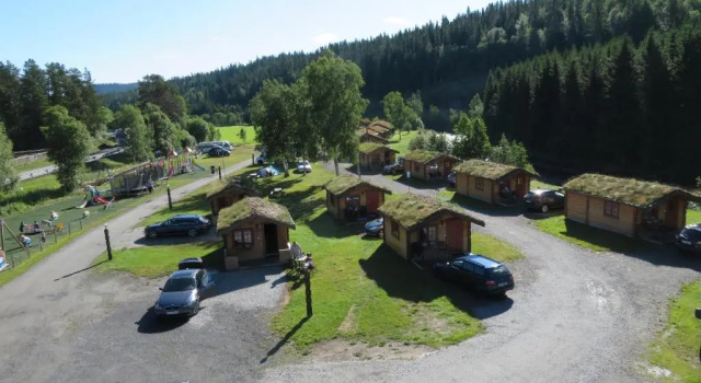 Коттедж c 1 комнатой с красивым видом из окна Halland Camping
