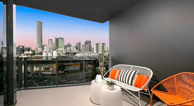 Апартаменты c 1 комнатой с видом на город Spice Apartments South Brisbane