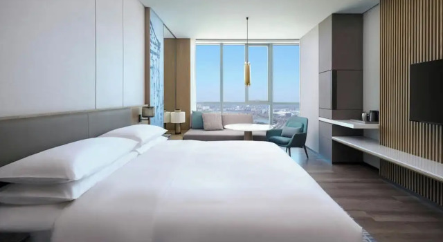 Номер Deluxe Huzhou Marriott Hotel Nanxun