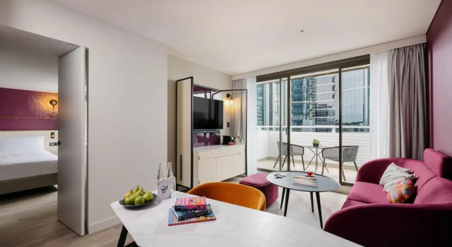 Люкс c 1 комнатой с балконом и с видом на город Hotel Indigo Brisbane City Centre by IHG