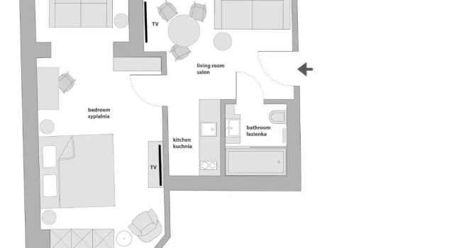 Апартаменты Sanhaus Apartments - CHOPINA 13 - apartamenty w centrum, 5 minut od plaży i deptaka