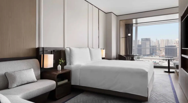 Двухместный номер Corner с видом на реку JW Marriott Marquis Hotel Shanghai Pudong