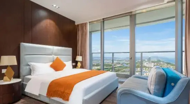 Люкс Grand Sanya Xingyue Banhai Seaview Holiday Apartment (Haitang Bay Poly Branch)