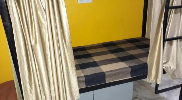 Кровать в общем номере jaipur sundeck hostel