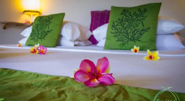 Двухместный номер Standard с балконом и с видом на море Twin Island Villas & Dive Resort