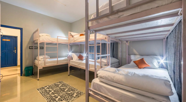 Кровать в общем номере Zostel Kochi, Fort Kochi