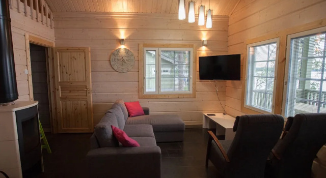 SResort Sauna Villas, Boek Appartement Hotels in Zuid Finland met parkeren, Parkeren