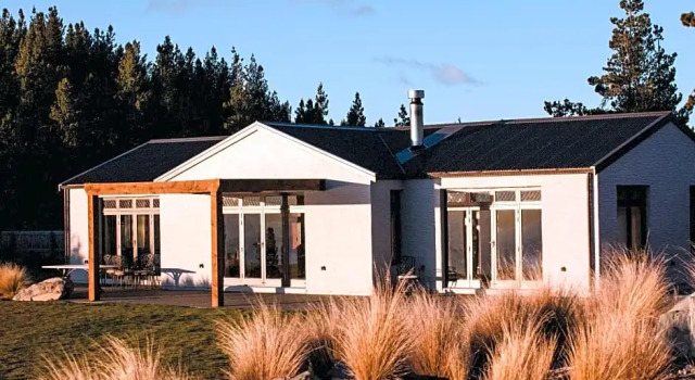 Вилла c 1 комнатой с видом на озеро Mt Cook Lakeside Retreat