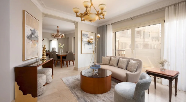Vesta- Luxury Panoramic Duplex - 3br- Zamalek II, Book Apartment Zamalek Cairo