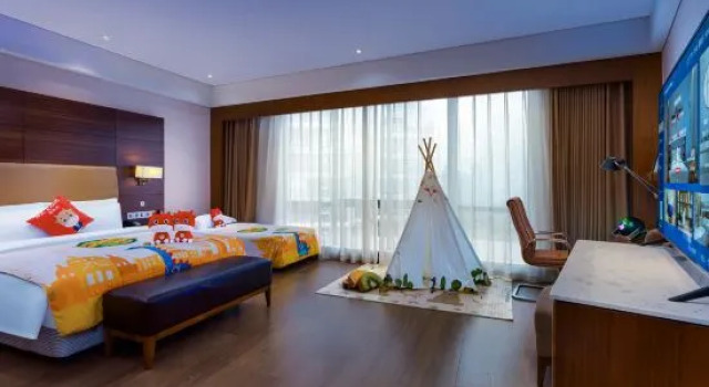 Номер Deluxe Отель Palace Hotels (Chongqing Nanbin Road Holy Land Hot Spring Branch)