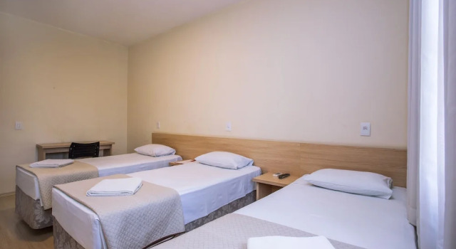 Трёхместный номер Standard с красивым видом из окна Hotel Metrópole Paulínia