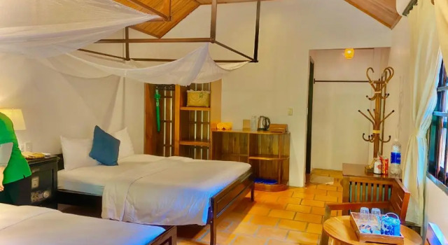 Бунгало с видом на сад Thanh Kieu Beach Resort